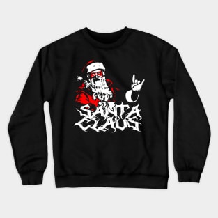 Metal Santa Crewneck Sweatshirt